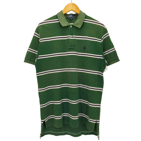 ポロバイラルフローレン Polo by RALPH LAUREN ポニー 刺繍 鹿の子 ポロシャツ メンズ import:M