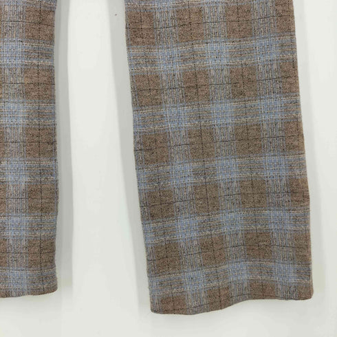 ハガークロージング HAGGAR 70-80S SCOVILL ジップ チェック スラックス メンズ