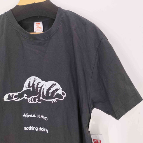 Hima カジュアルロゴプリント Tシャツ メンズ XL