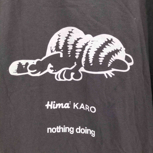 Hima カジュアルロゴプリント Tシャツ メンズ XL
