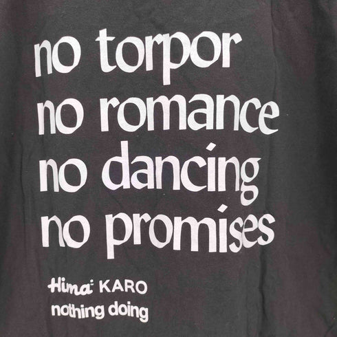 Hima カジュアルロゴプリント Tシャツ メンズ XL