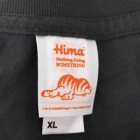 Hima カジュアルロゴプリント Tシャツ メンズ XL