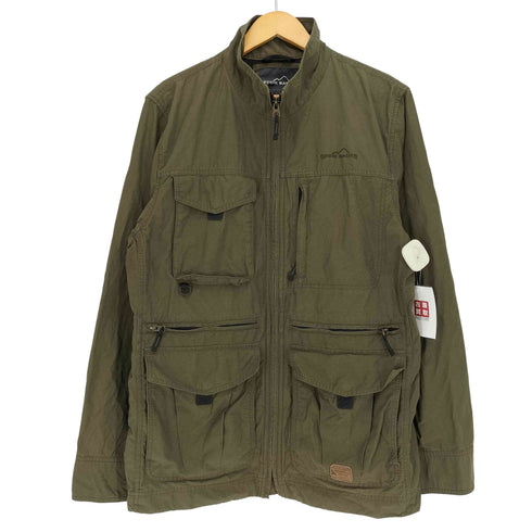 エディーバウアー Eddie Bauer 00S リップストップ ユーティリティジャケット メンズ import:M