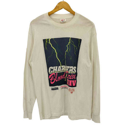 90S USA製 TEE JAYS グラフィック プリント L/S クルーネック Tシャツ メンズ import:L