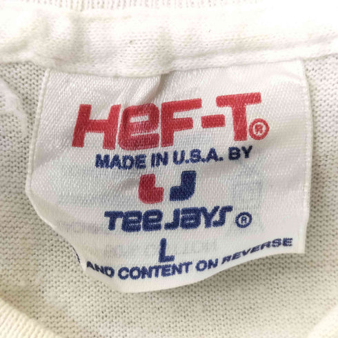 90S USA製 TEE JAYS グラフィック プリント L/S クルーネック Tシャツ メンズ import:L