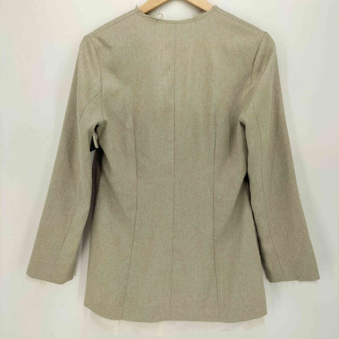 aere ネック カットオフ プルオーバー ジャケット レディース 36