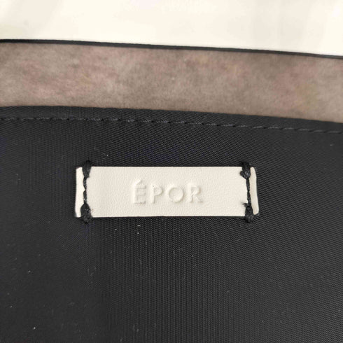 EPOR レザーナイロン切替 ハンドバッグ レディース