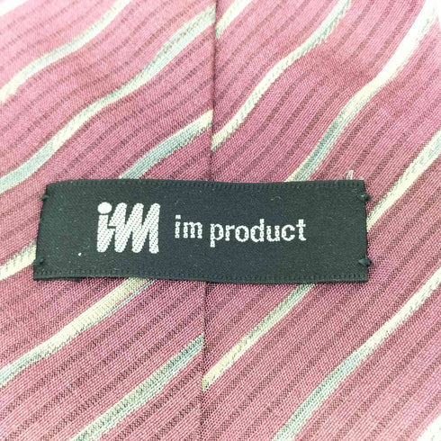 アイムプロダクトイッセイミヤケ im product ISSEY MIYAKE ストライプ柄 シルク ネクタイ メンズ