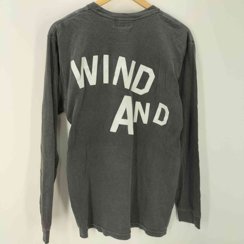 ウィンダンシー WIND AND SEA WDS (LEAGUE) L/S T-SHIRT フェード 加工 メンズ import:M