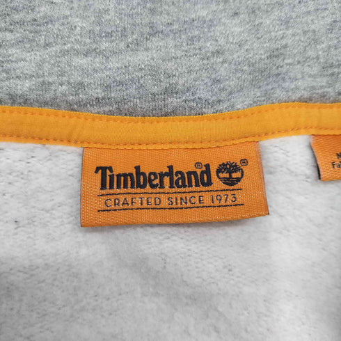ティンバーランド Timberland プリントロゴ ジップアップパーカー メンズ L