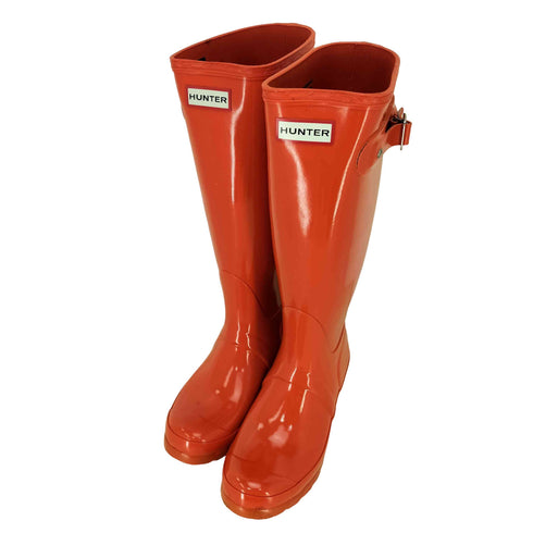 ハンター HUNTER Original Tall Gloss Womens ウェリントンブーツ レディース UK:5