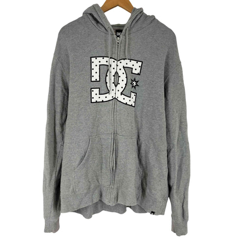 ディーシーシューズ DC SHOES フロントロゴ ジップアップパーカー メンズ XL