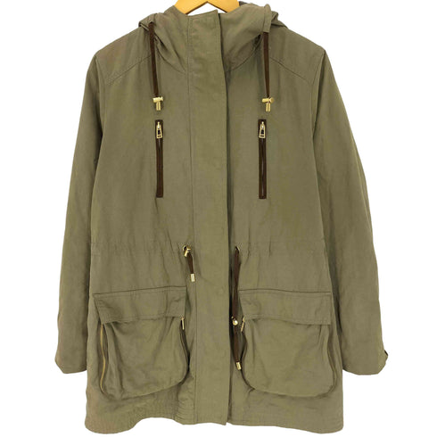 ザラ ZARA フラップポケット ハンティング モッズコート レディース import:L