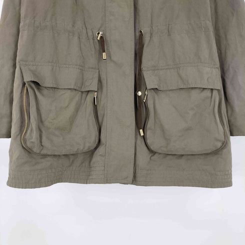 ザラ ZARA フラップポケット ハンティング モッズコート レディース import:L