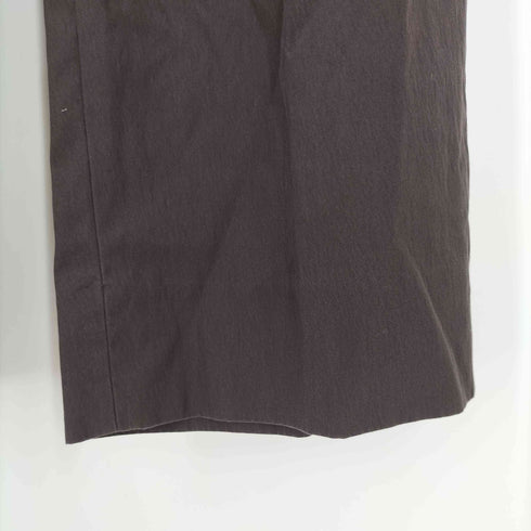ユナイテッドアローズグリーンレーベルリラクシング UNITED ARROWS green label relaxing コットンナイロン ツイル 2プリーツ W4 ワイドスラックス メンズ M