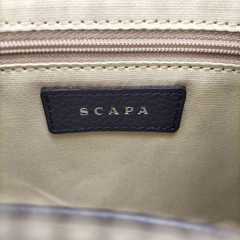 スキャパ SCAPA チェック柄 ショルダーバッグ レディース