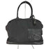 ペレボルサ PELLE BORSA レザー 切替 ナイロンハンドバッグ レディース