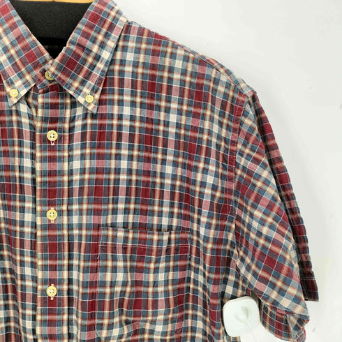 ザノースフェイス THE NORTH FACE チェック s/s シアサッカー 半袖 シャツ メンズ JPN:M