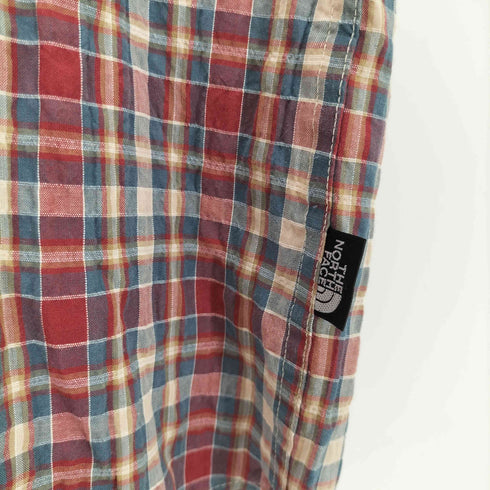 ザノースフェイス THE NORTH FACE チェック s/s シアサッカー 半袖 シャツ メンズ JPN:M