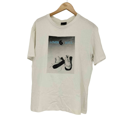アベイシングエイプ A BATHING APE 00s LOVE SOUL print Tee メンズ JPN:M
