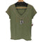 アルマーニエクスチェンジ ARMANI EXCHANGE ネックレスデザイン VネックTシャツ Y2K メンズ L