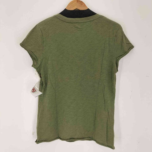 アルマーニエクスチェンジ ARMANI EXCHANGE ネックレスデザイン VネックTシャツ Y2K メンズ L