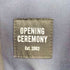 オープニングセレモニー OPENING CEREMONY 裏地ストライプ トレンチコート レディース JPN:S