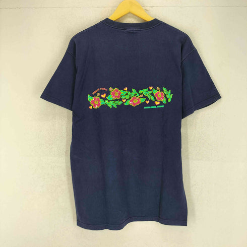 フルーツオブザルーム FRUIT OF THE LOOM 00s フラワープリント クルーネック S/S Tシャツ メンズ