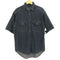 ギャップデニム GAP DENIM 00s OLD Double Flap Pocket Denim Work S/S Shirts ダブルフラップ ポケット ショートスリーブ デニム ワークシャツ メンズ import:M