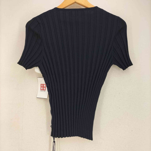 AKRIS サイドレースアップ リブニット レディース US:10