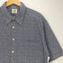 ギャップ Gap 90S OLD 白タグ Regular Collar S/S Shirts 総柄 レギュラーカラー ショートスリーブ シャツ メンズ import:XL