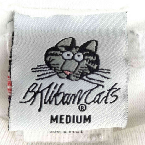 クレイジーシャツ CRAZY SHIRTS クリバンキャット グラフィック バンド プリント S/S Tシャツ メンズ import:M