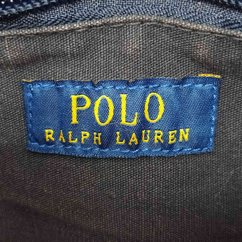 ポロラルフローレン POLO RALPH LAUREN ポニー刺しゅう キャンバス ミニ ハンドバッグ レディース