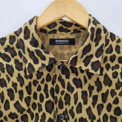 ロットワイラー ROTTWEILER R9 LEOPARD SHIRT レオパード シャツ メンズ JPN:S
