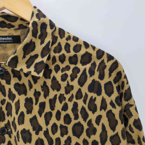 ロットワイラー ROTTWEILER R9 LEOPARD SHIRT レオパード シャツ メンズ JPN:S