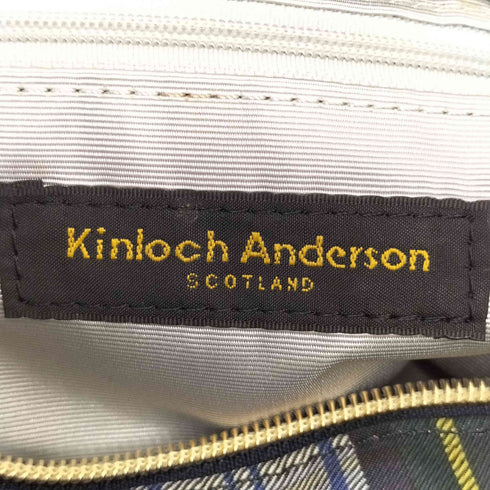 キンロックバイキンロックアンダーソン KINLOCH ANDERSON チェック柄 ハンドバッグ レディース