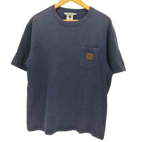 カーハート Carhartt 革タグ ワンポイントロゴ クルーネック S/S Tシャツ メンズ import:M