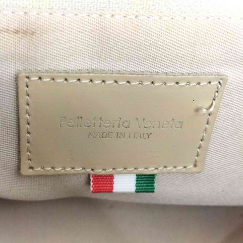 ペレッテリアベネタ PELLETTERIA VENETA バンブー ハンドル レザー ハンドバッグ レディース