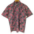 ハワイ製 Paradise Style 総柄 アロハシャツ メンズ import:M