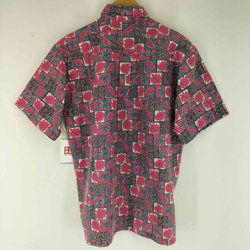 ハワイ製 Paradise Style 総柄 アロハシャツ メンズ import:M