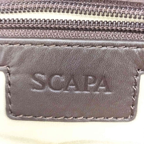 スキャパ SCAPA レザー ショルダーバッグ レディース