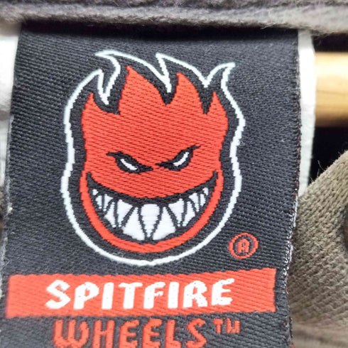 スピットファイアー SPITFIRE 90S コットン ポリ ファイヤー ロゴ プルオーバー パーカー フーディー スケーター メンズ