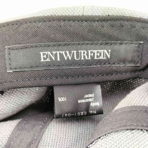 ENTWURFEIN バックリボン キャップ 和紙 レディース