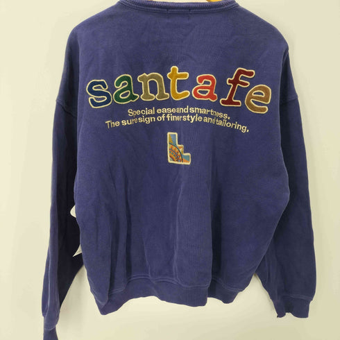 サンタフェ santa fe 90S バック ロゴ 刺繍 スウェット トレーナー メンズ 04