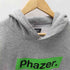 Phazer Tokyo フェイザートーキョー センターロゴ プリント パーカー 両面 プリント メンズ JPN:M