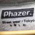 Phazer Tokyo フェイザートーキョー センターロゴ プリント パーカー 両面 プリント メンズ JPN:M