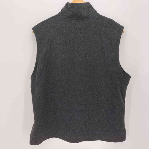 コロンビア Columbia 90-00s ワンポイント刺繍 ジップアップ フリース ベスト レディース import:XL