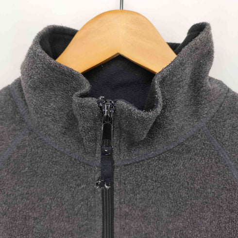 コロンビア Columbia 90-00s ワンポイント刺繍 ジップアップ フリース ベスト レディース import:XL