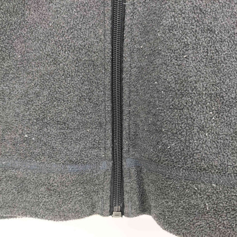 コロンビア Columbia 90-00s ワンポイント刺繍 ジップアップ フリース ベスト レディース import:XL