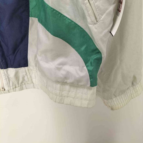 アディダス adidas 80S トレフォイル ロゴ 3ストライプ ナイロン ジャケット メンズ